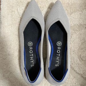 Rothy’s size 8 light grey point